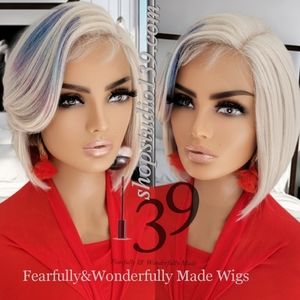 Sexy human hair HD lace front bob wig